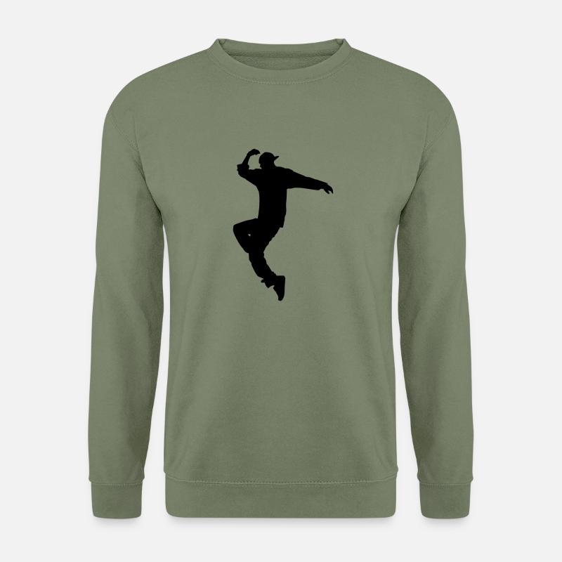 hip hop dancer - Unisex Sweatshirt - army green