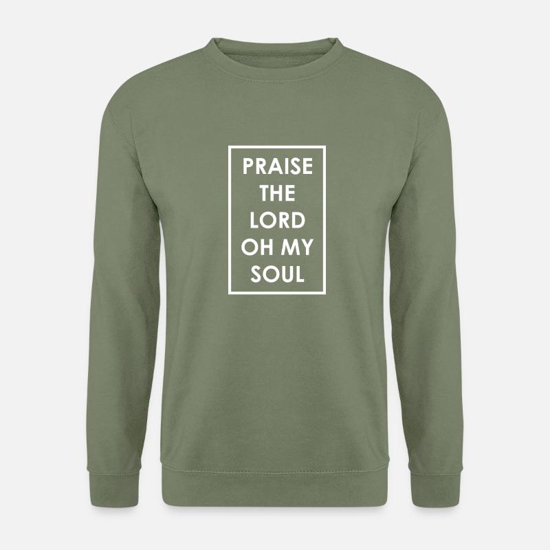 Christliche Sprüche - Unisex Pullover - Armeegrün
