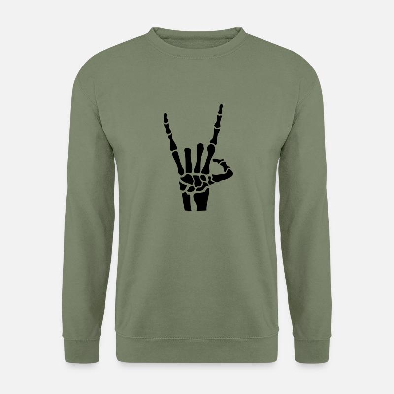 Rock Hand - Unisex Sweatshirt - army green