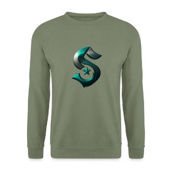 Soltan Original 7 - Unisex Sweatshirt - army green - Front - Alina (178cm) & Michal (187cm)