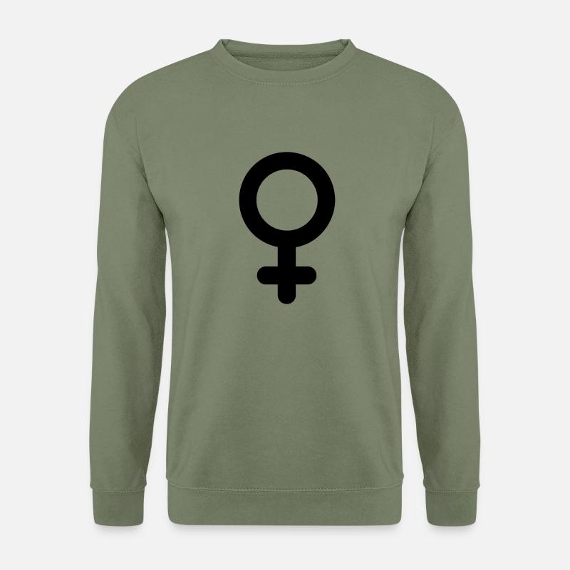frauensymbol - Unisex Pullover - Armeegrün