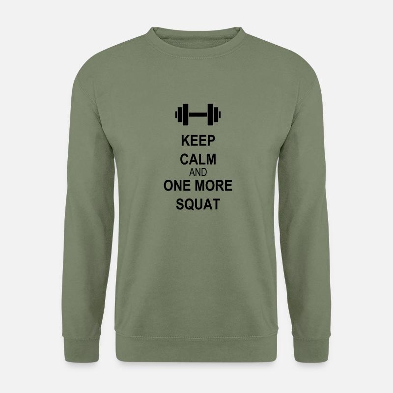 Keep calm and squat - Unisex Sweatshirt - army green