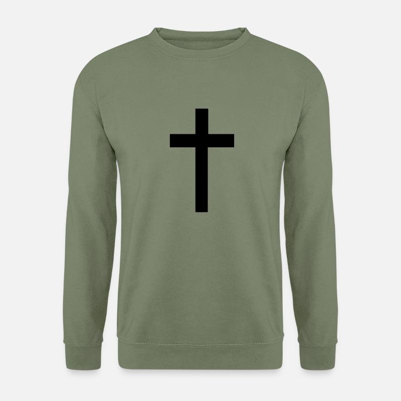 Kreuz - Unisex Pullover - Armeegrün