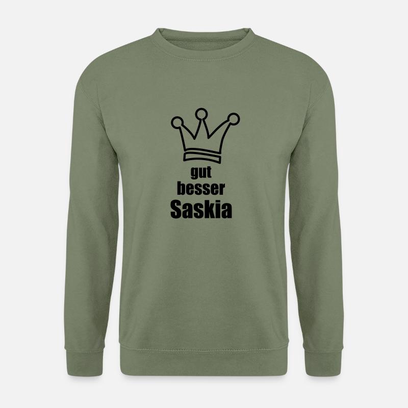 Saskia - Unisex Pullover - Armeegrün