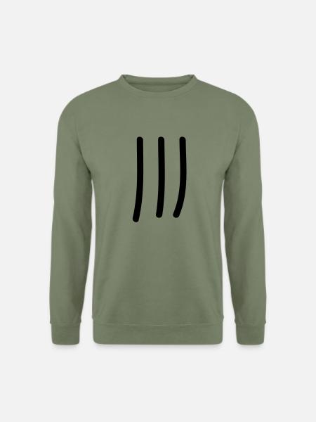tage_zaehlen_3 - Unisex Pullover - Armeegrün