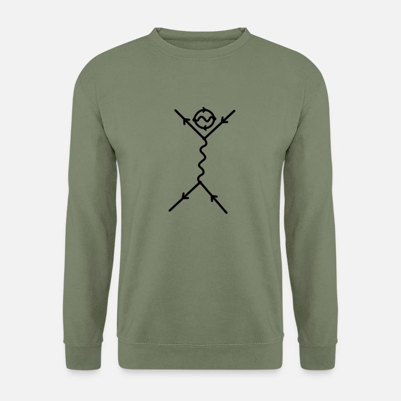 feyn-man - Unisex Pullover - Armeegrün