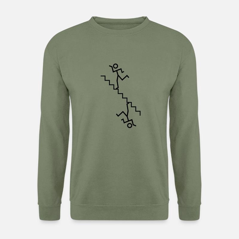 stair way - Unisex Pullover - Armeegrün