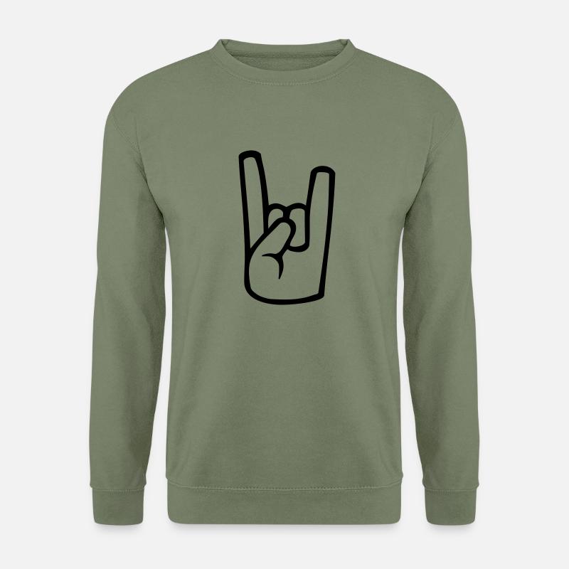 rock and roll - Unisex Sweatshirt - army green