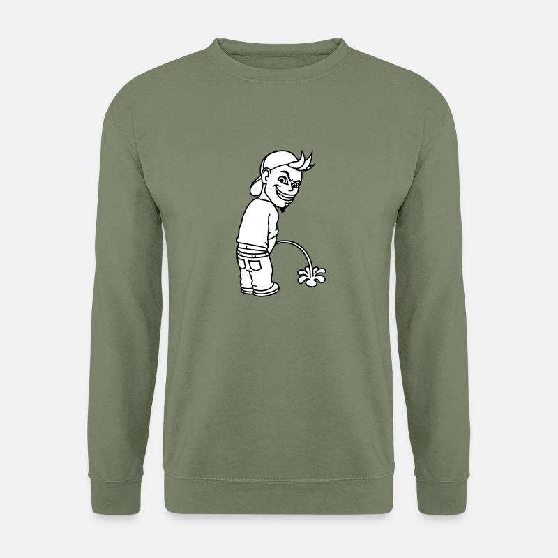 Pee Boy 2c - Unisex Sweatshirt - army green