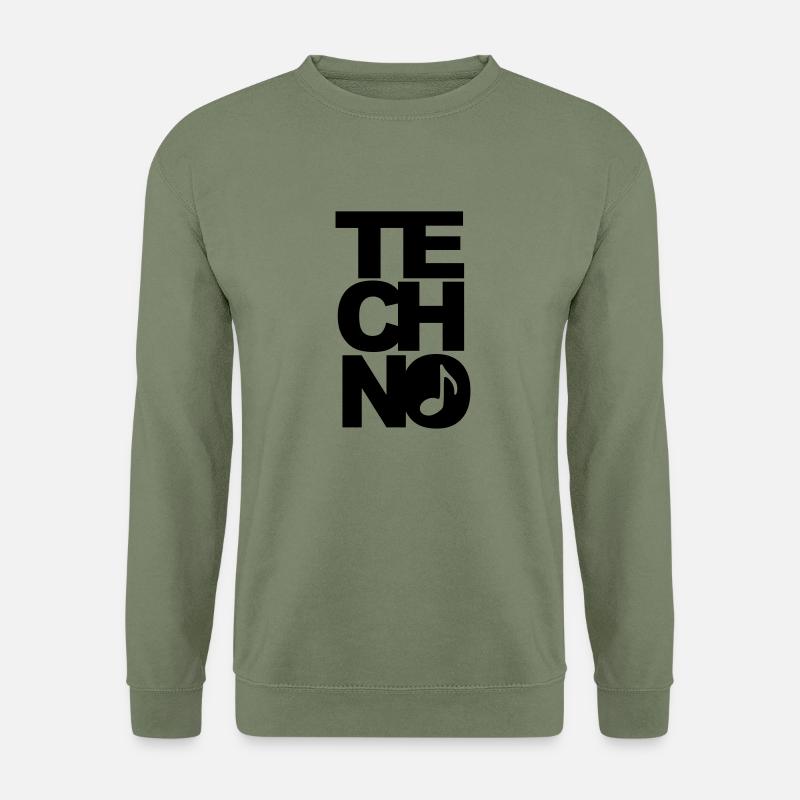 techno - Unisex Pullover - Armeegrün