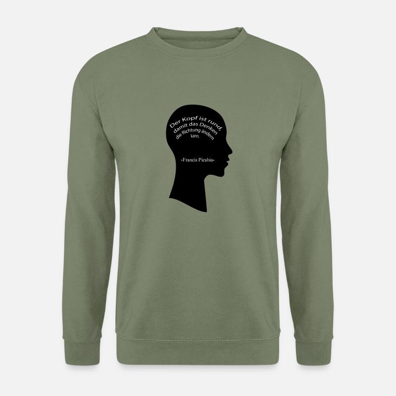 der_kopf_ist - Unisex Pullover - Armeegrün