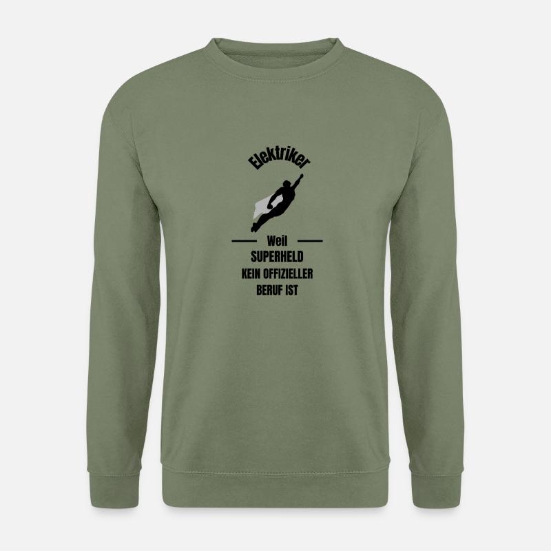 Elektriker - Unisex Pullover - Armeegrün