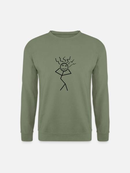Das geht mir auf die Nerven! - Unisex Pullover - Armeegrün
