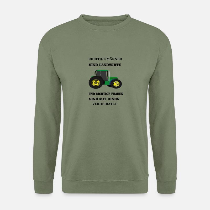 landwirte - Unisex Pullover - Armeegrün