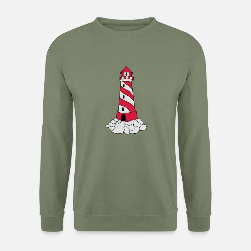 lighthouse - Unisex Pullover - Armeegrün