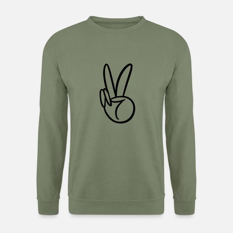 Peace - Unisex Pullover - Armeegrün