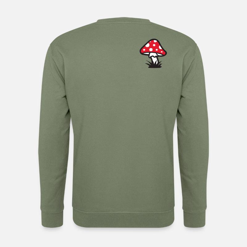 :: Toadstool 2 :: muscimol :: - Unisex Sweatshirt - army green