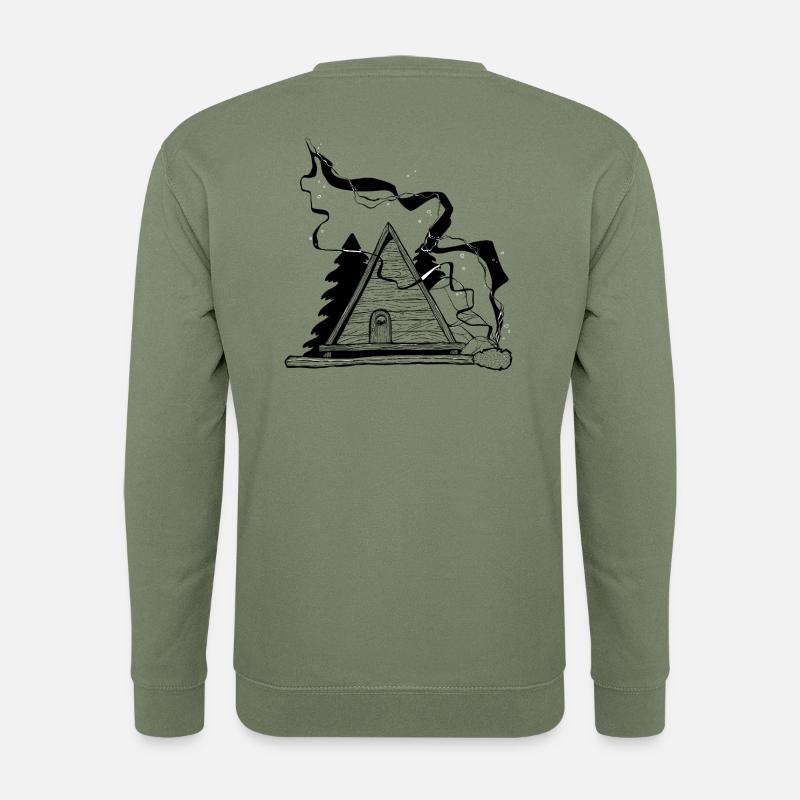 Streichholz - Unisex Pullover - Armeegrün
