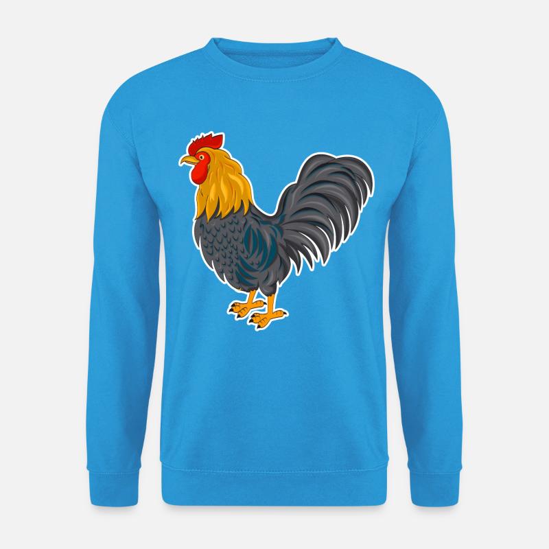 Hahn - Unisex Pullover - Meeresblau