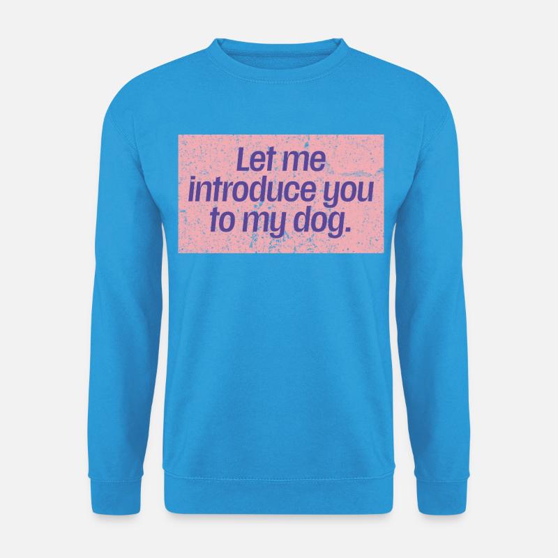 Dog First Impressions - Unisex Pullover - Meeresblau