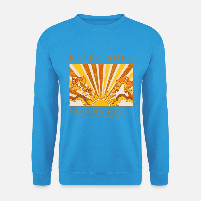 Retro Soul California Dreamer - Unisex Pullover - Meeresblau