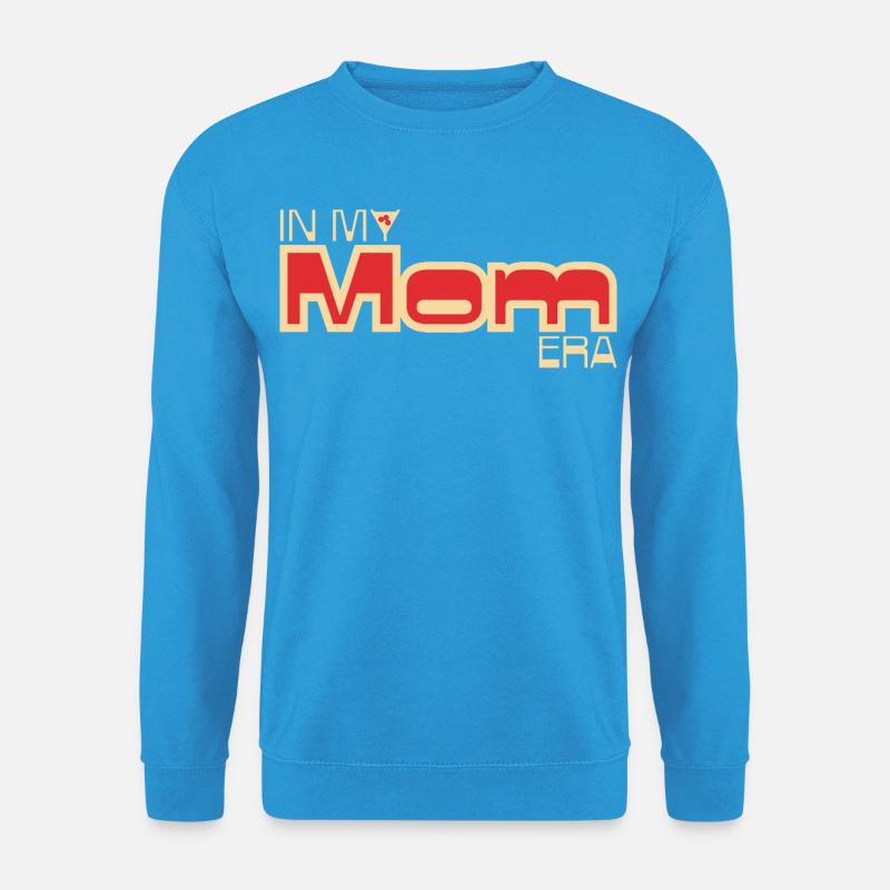 In My Mom Era – Nostalgisches Mama-Design - Unisex Pullover - Meeresblau