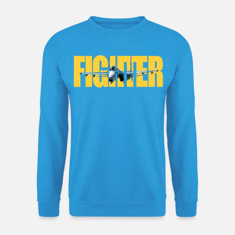 Fighter Su-27 - Unisex Pullover - Meeresblau