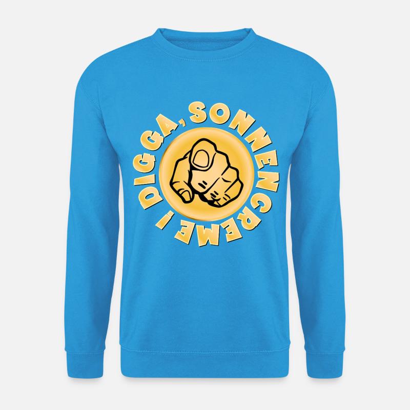 SONNENSCHUTZ SONNENCREME SOMMER - Unisex Pullover - Meeresblau