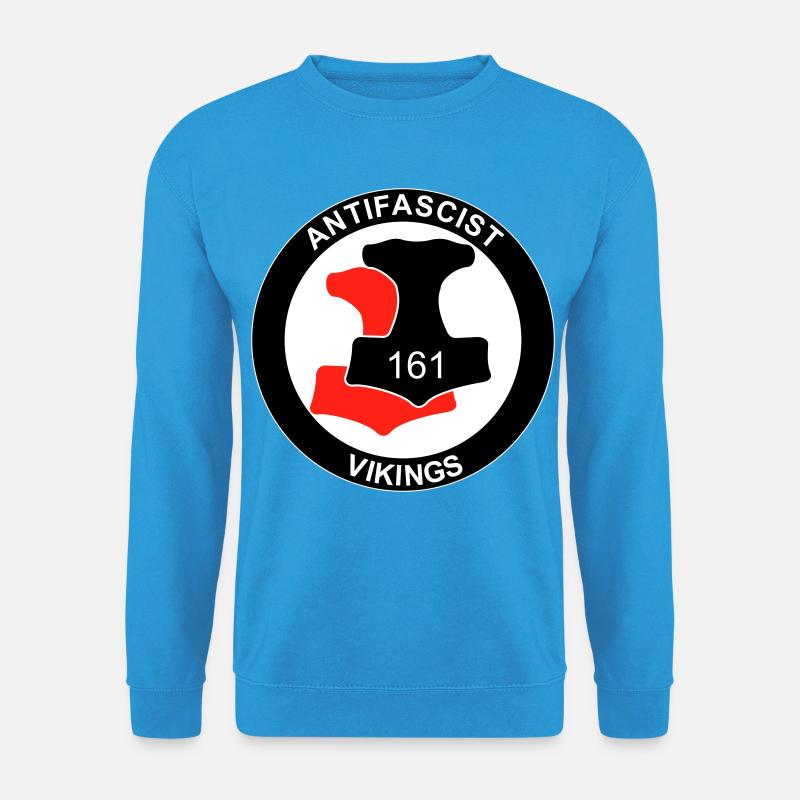 Antifa Vikings - Unisex Pullover - Meeresblau