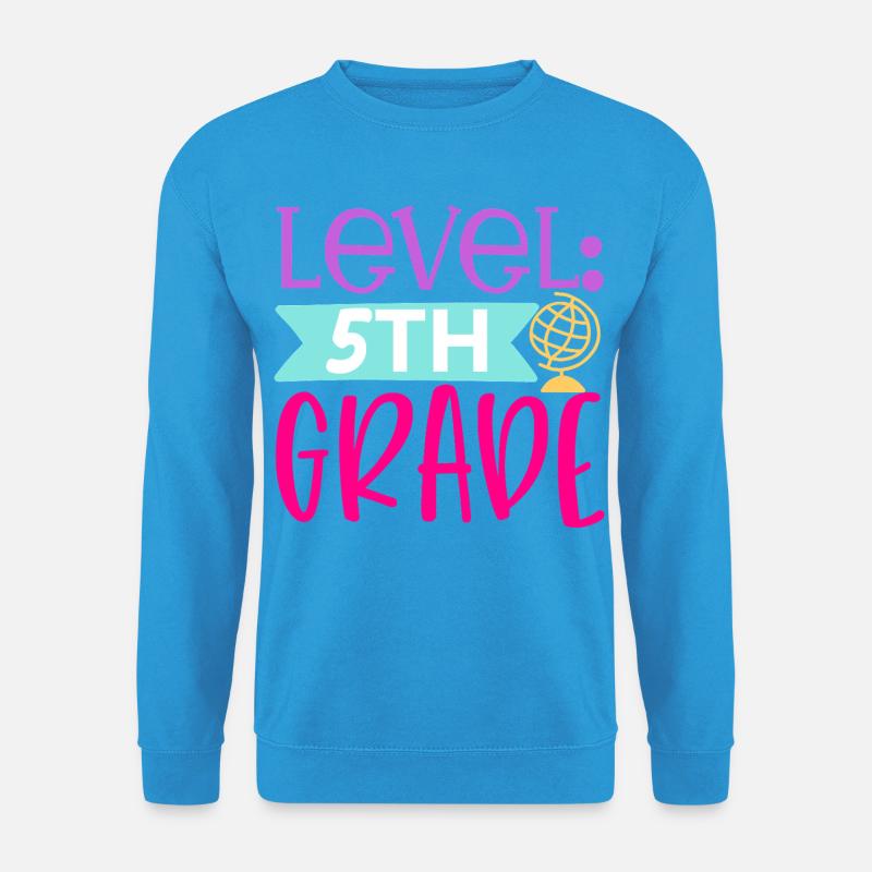 Stufe 5. Klasse - Unisex Pullover - Meeresblau