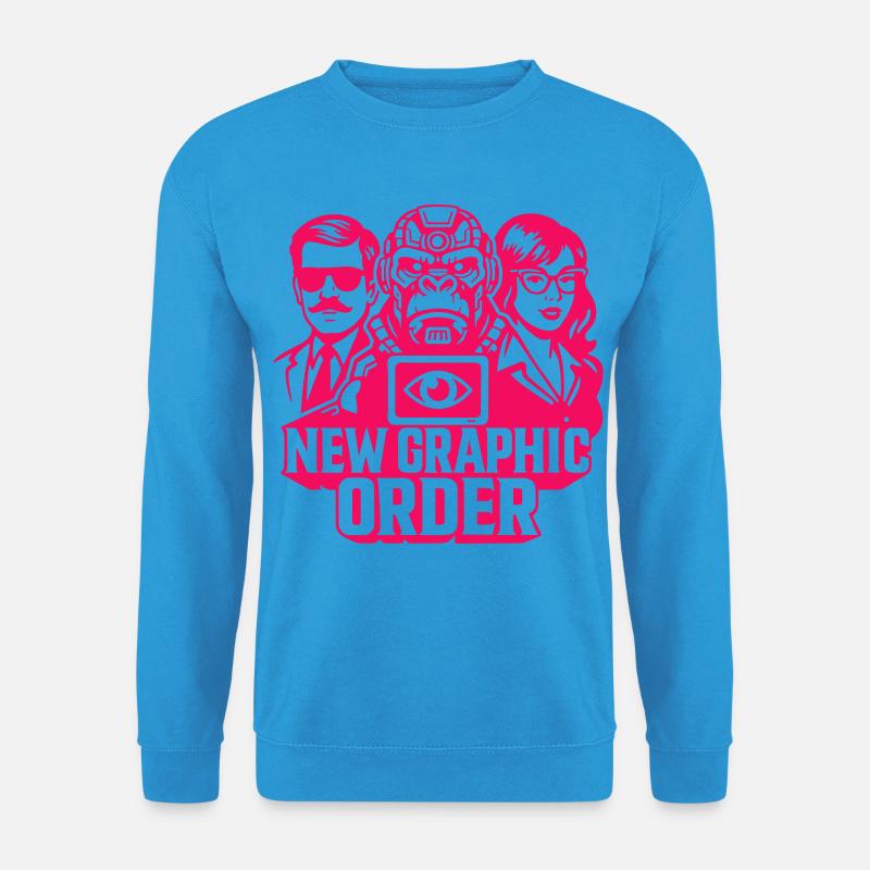 NGO Trio in pink - Unisex Pullover - Meeresblau