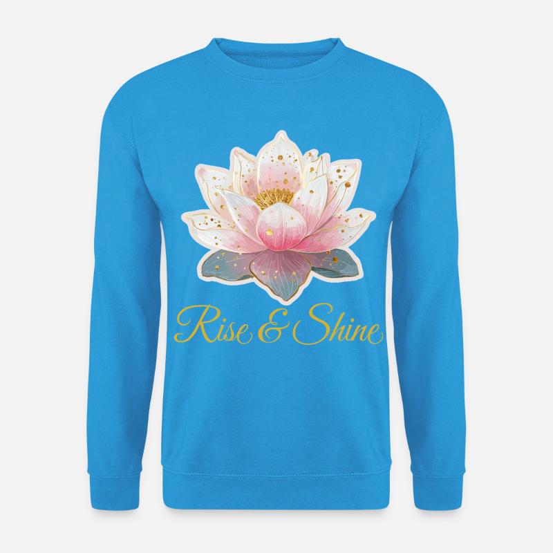 Rise & Shine - Unisex Pullover - Meeresblau