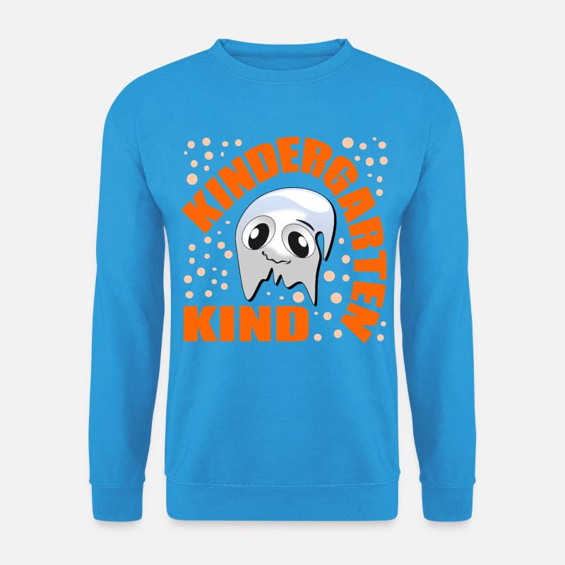 KINDERGARTENKIND HALLOWEEN GESPENSTER - Unisex Pullover - Meeresblau