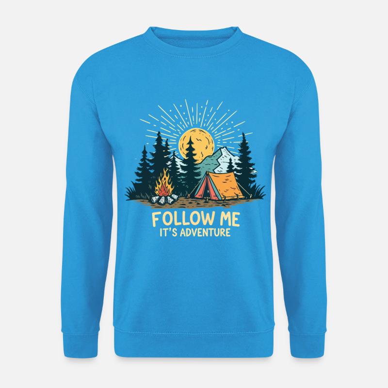 Nachtabenteuer in der Natur - Unisex Pullover - Meeresblau