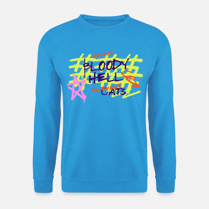 XL Bully Cats - Unisex Pullover - Meeresblau