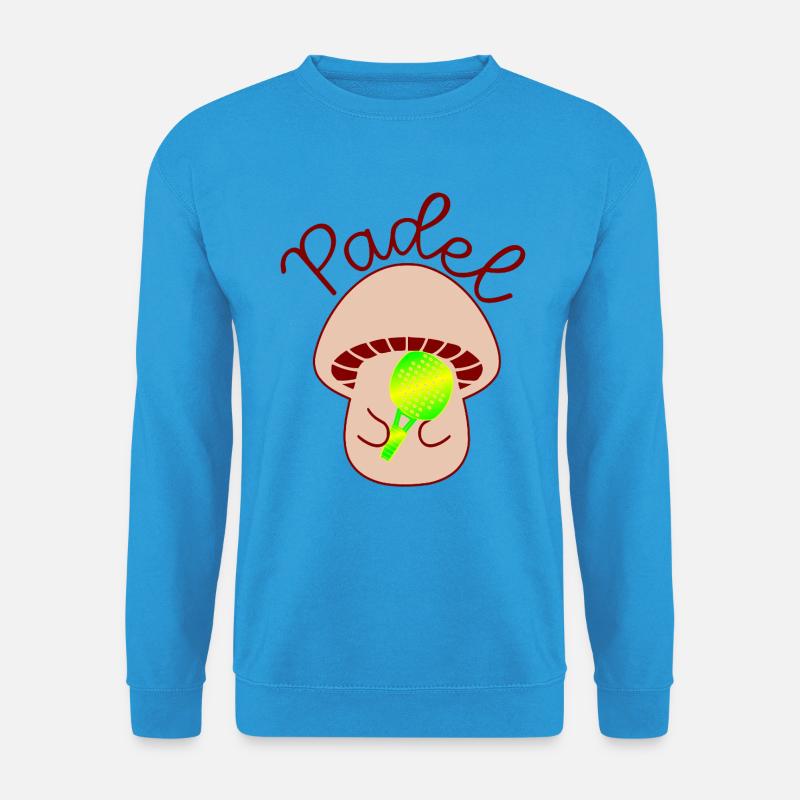 Padel Tennis Pilze - Unisex Pullover - Meeresblau