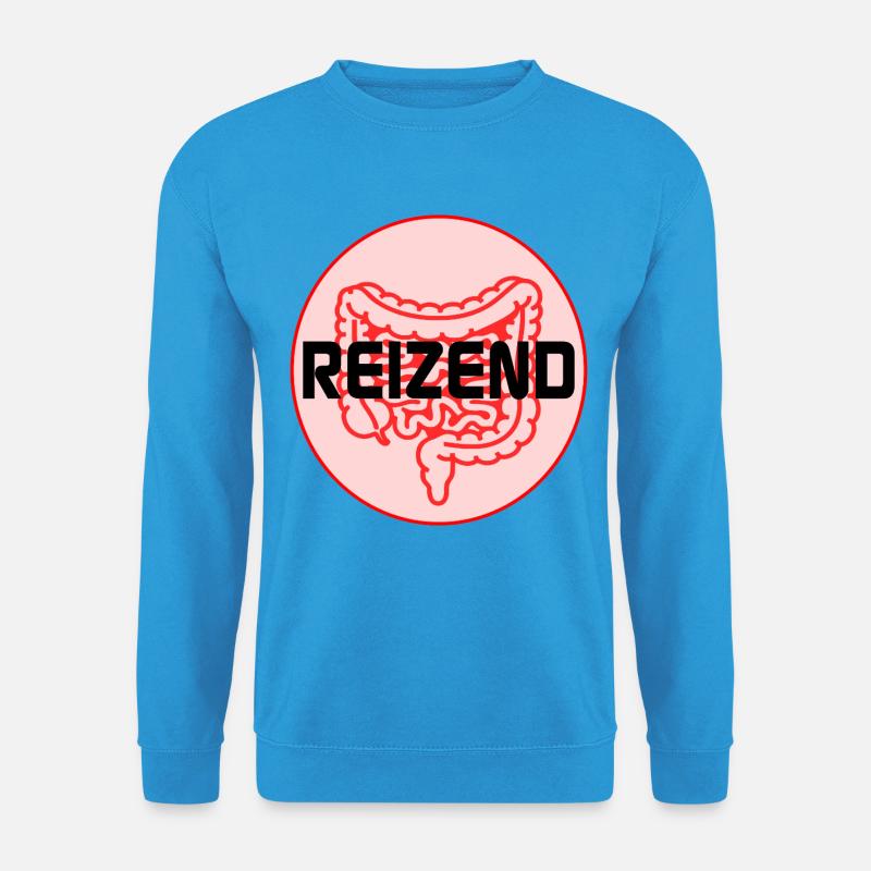REIZEND DARM REIZDARM - Unisex Pullover - Meeresblau
