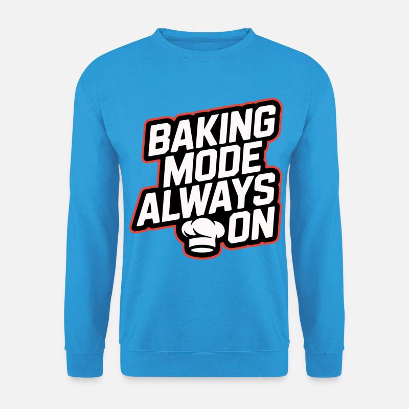 Backmodus Immer An - Unisex Pullover - Meeresblau