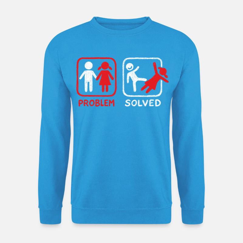 Problem Solved - Unisex Sweatshirt - sea blue