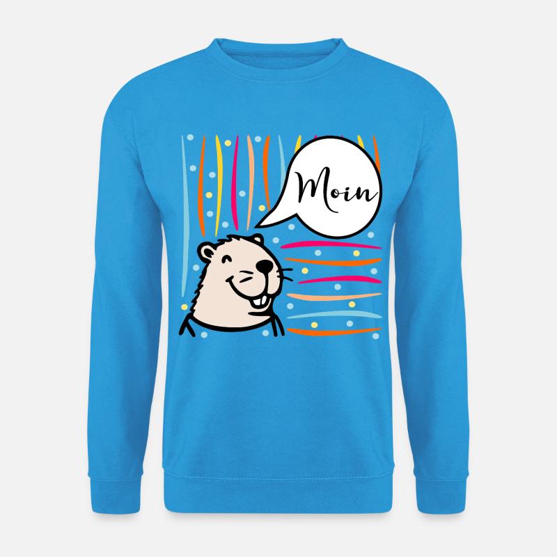 Norddeutschland Moin Capybara - Unisex Pullover - Meeresblau