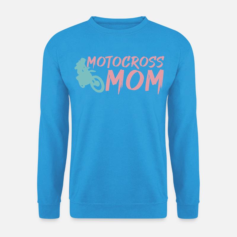Motocross Mama - Unisex Pullover - Meeresblau