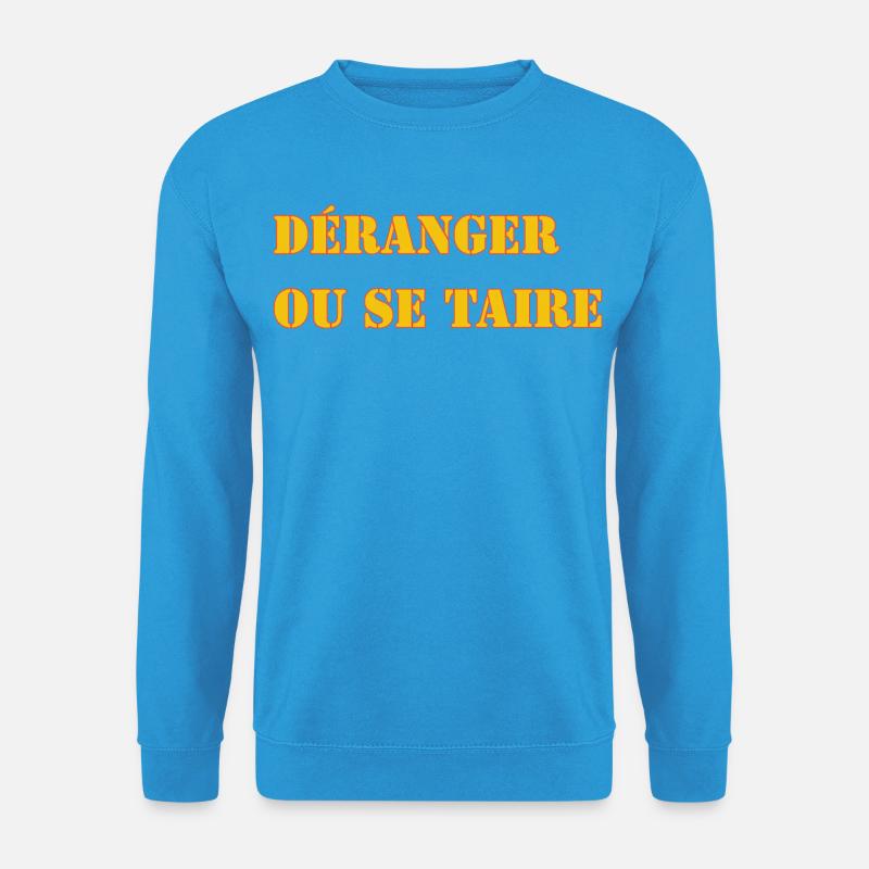 STÖREN ODER SCHWEIGEN. - Unisex Pullover - Meeresblau