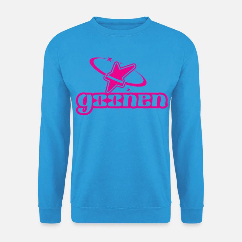 Garten Stern Galaxy Logo - Unisex Pullover - Meeresblau