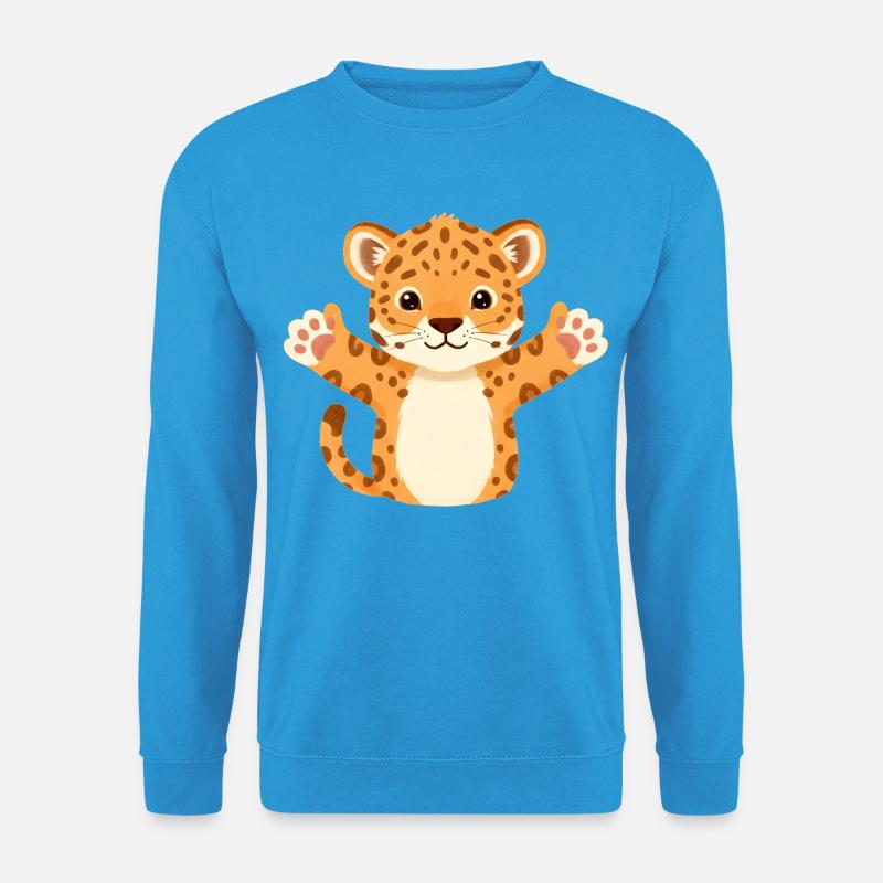 Baby Jaguar - Unisex Pullover - Meeresblau