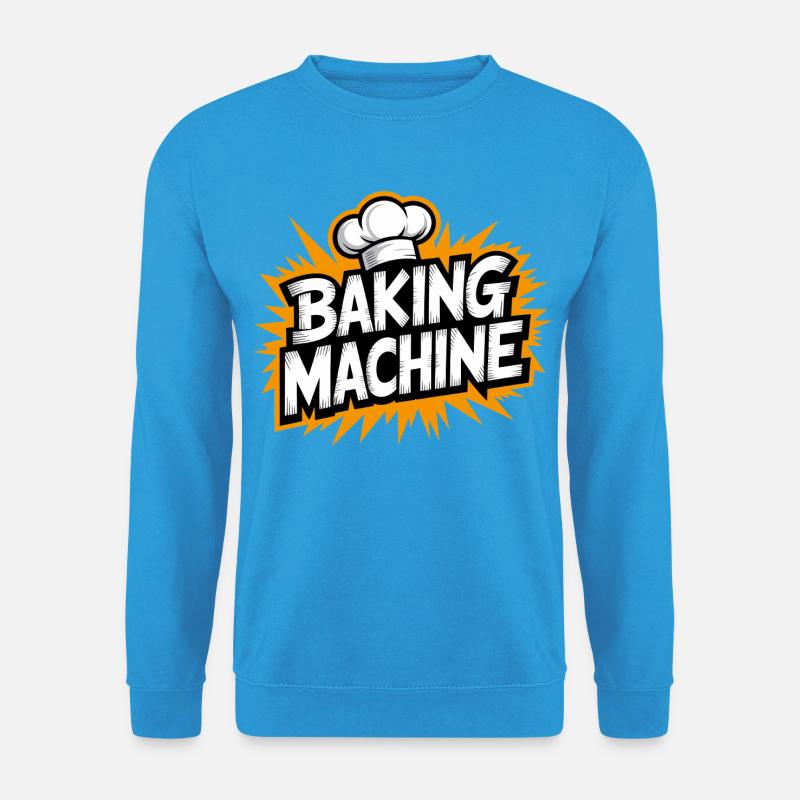 Baking Machine Fun - Unisex Pullover - Meeresblau