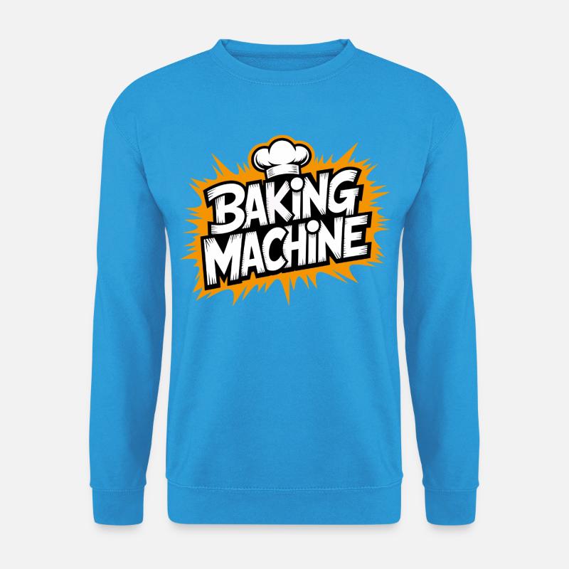 Baking Machine Fun - Unisex Pullover - Meeresblau
