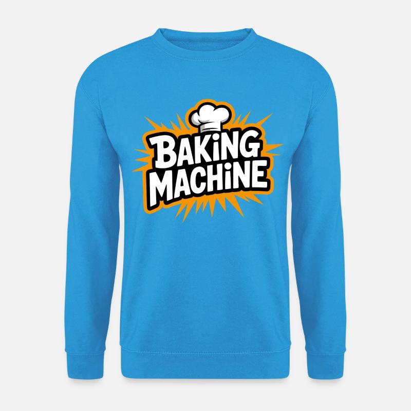 Baking Machine Fun - Unisex Pullover - Meeresblau