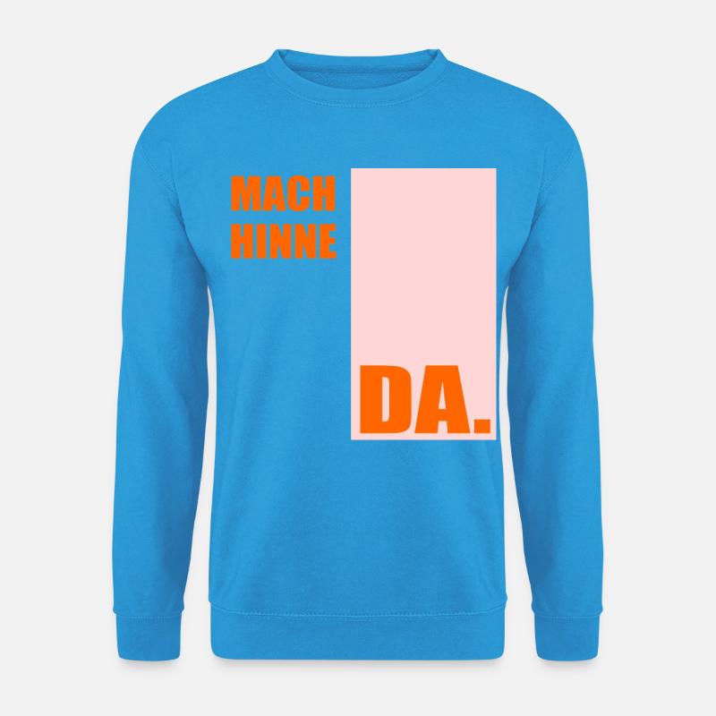 Berlinerisch Zeit Berlin - Unisex Pullover - Meeresblau