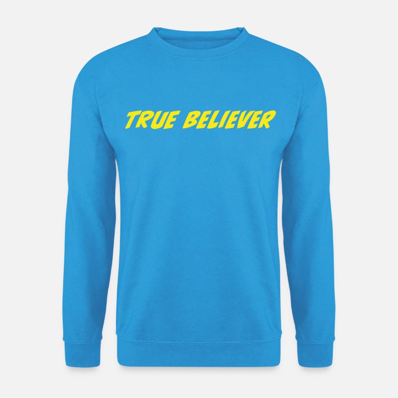 Wahrer Gläubiger - Unisex Pullover - Meeresblau