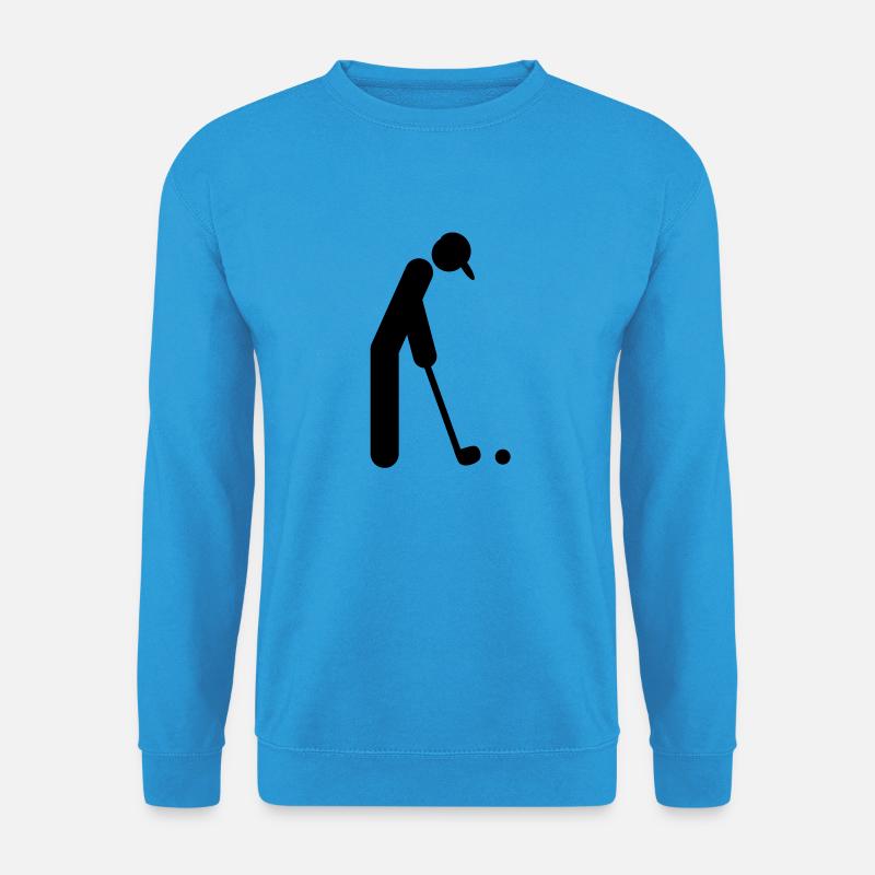 golfer_f1 - Unisex Pullover - Meeresblau